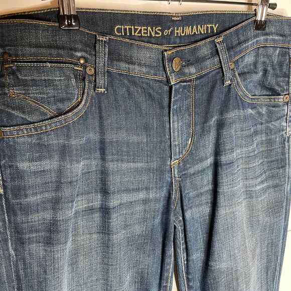 Citizens of Humanity Jeans Womens 28 Flare Mid Rise Stretch Ladies Denim - Picture 5 of 10